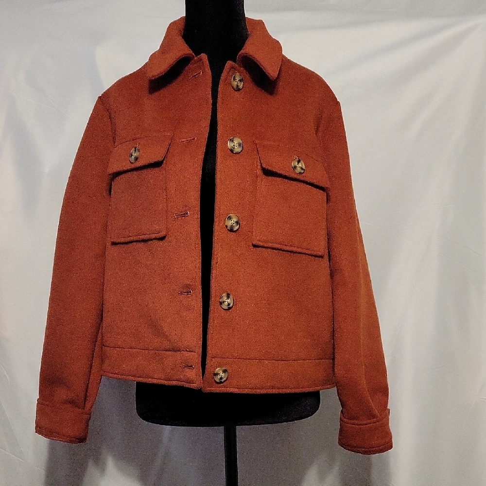 Avec Les Filles Men's Burnt Orange Jacket C30